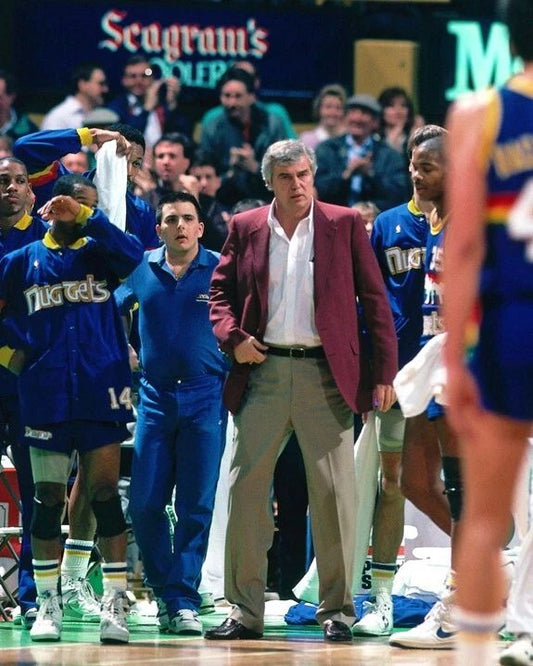 Denver Nuggets Coach Doug Moe Glossy Photo Nba Basketball Print Poster