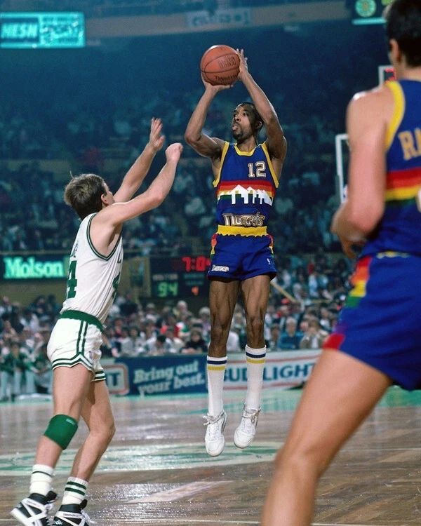 Denver Nuggets Fat Lever Glossy Magnet Nba Basketball Magnet