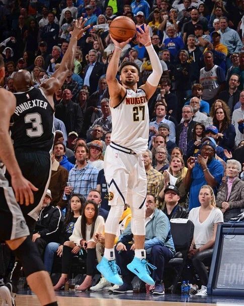 Denver Nuggets Jamal Murray Glossy Keychain Basketball Print