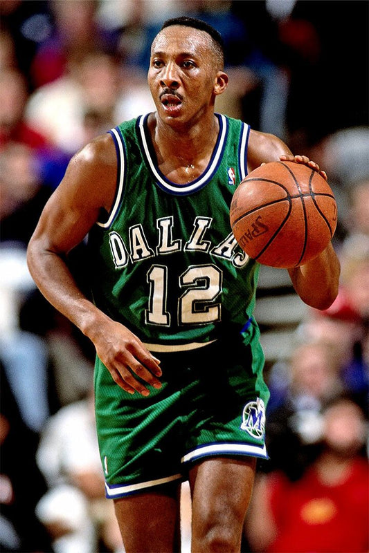 Derek Harper Best Basketball Player Painting Jigsaw Puzzle