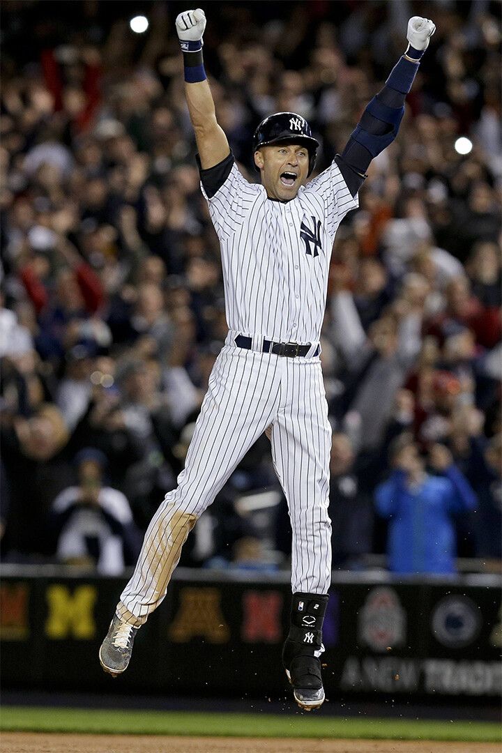 Derek Jeter Final At Bat Yankee Stadium Baseball Jigsaw Puzzle