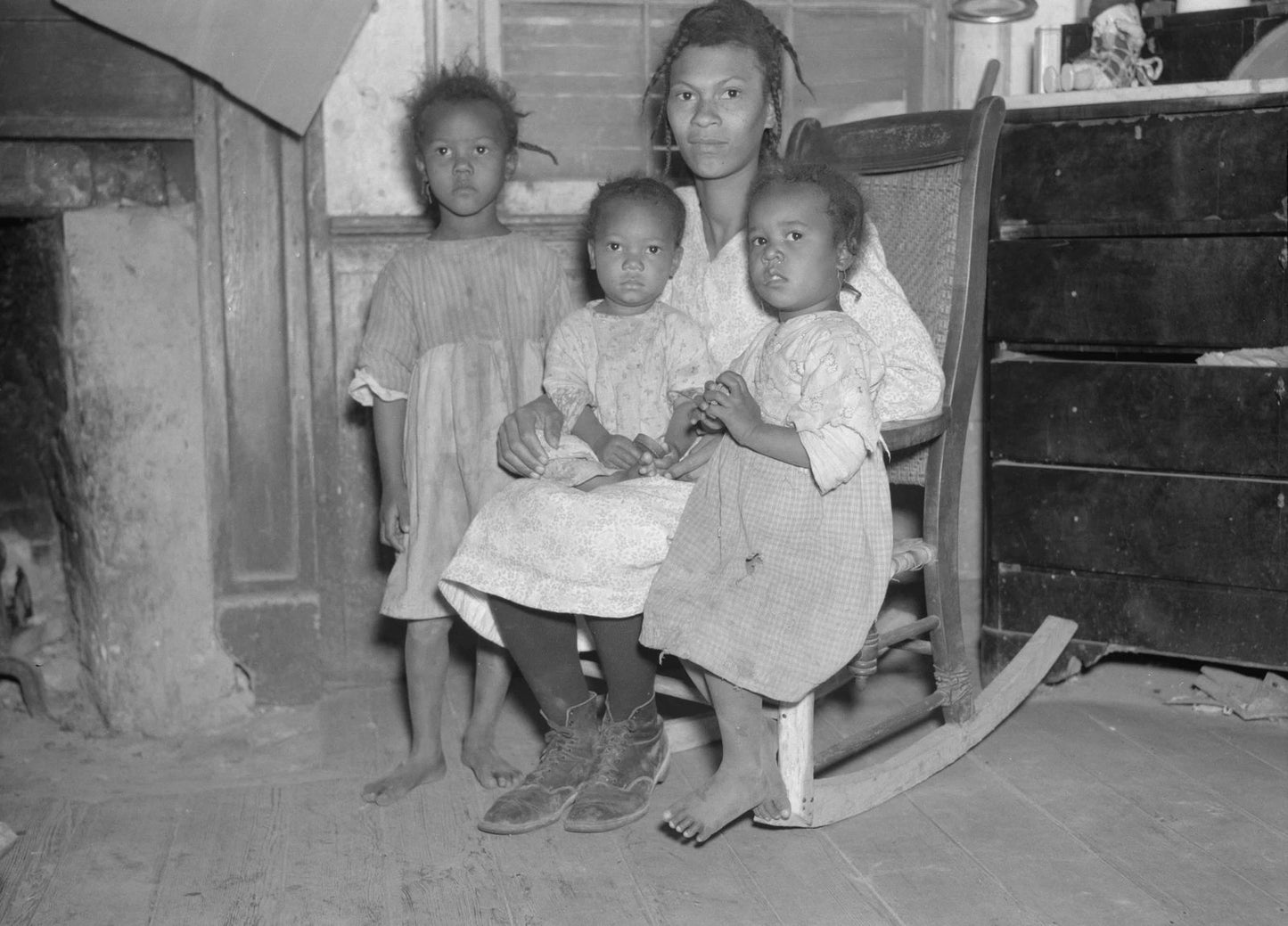 Descendants Of Pettway Plantation Slaves Gees Bend Al Vintage Old Photo 5 X 7