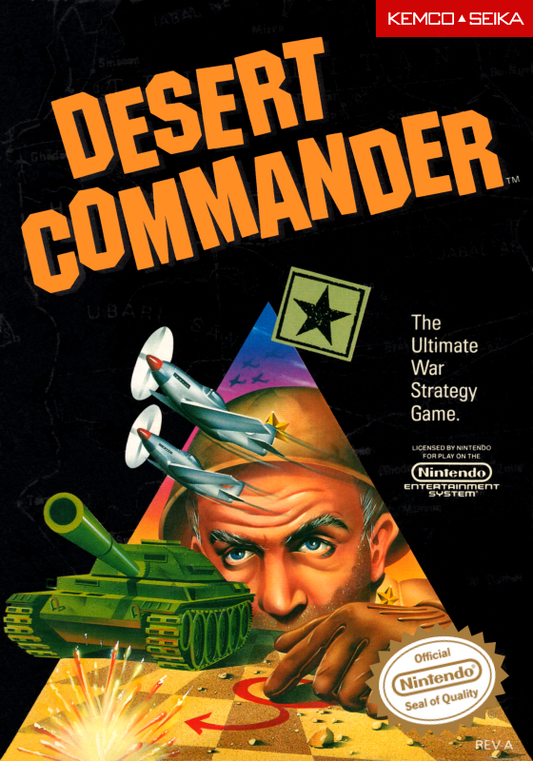 Desert Commander (Usa) Nes Print Poster
