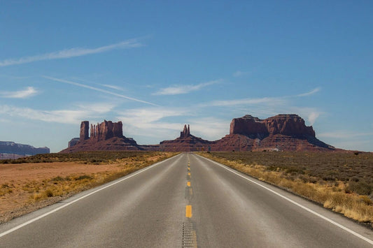 Desert Road Through Monument Valley Utah Landscape Magnet Picture Magnet