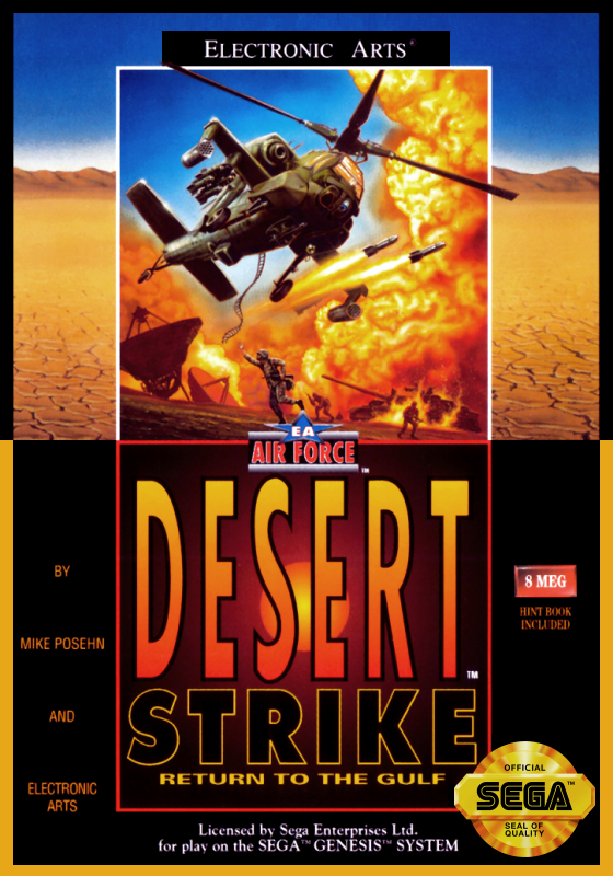Desert Strike Return To The Gulf (Usa) Genesis Print Poster