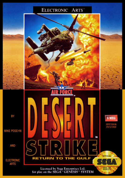 Desert Strike Return To The Gulf (Usa) Genesis Print Poster