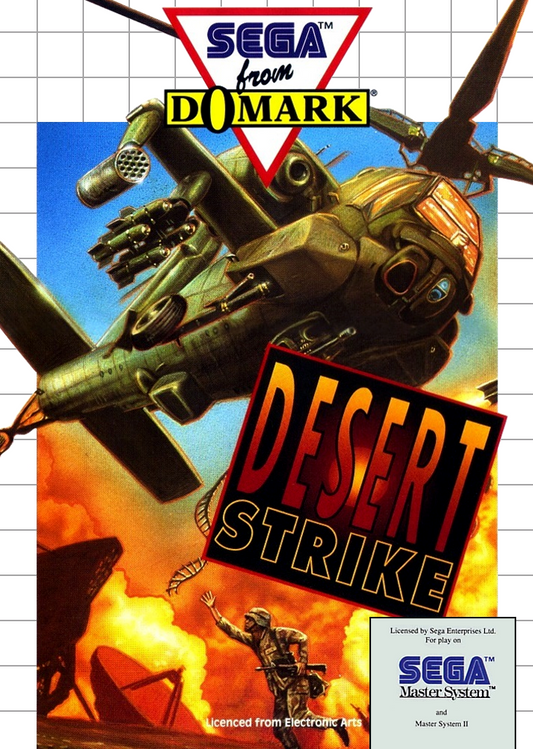 Desert Strike Sega Master System Print Poster