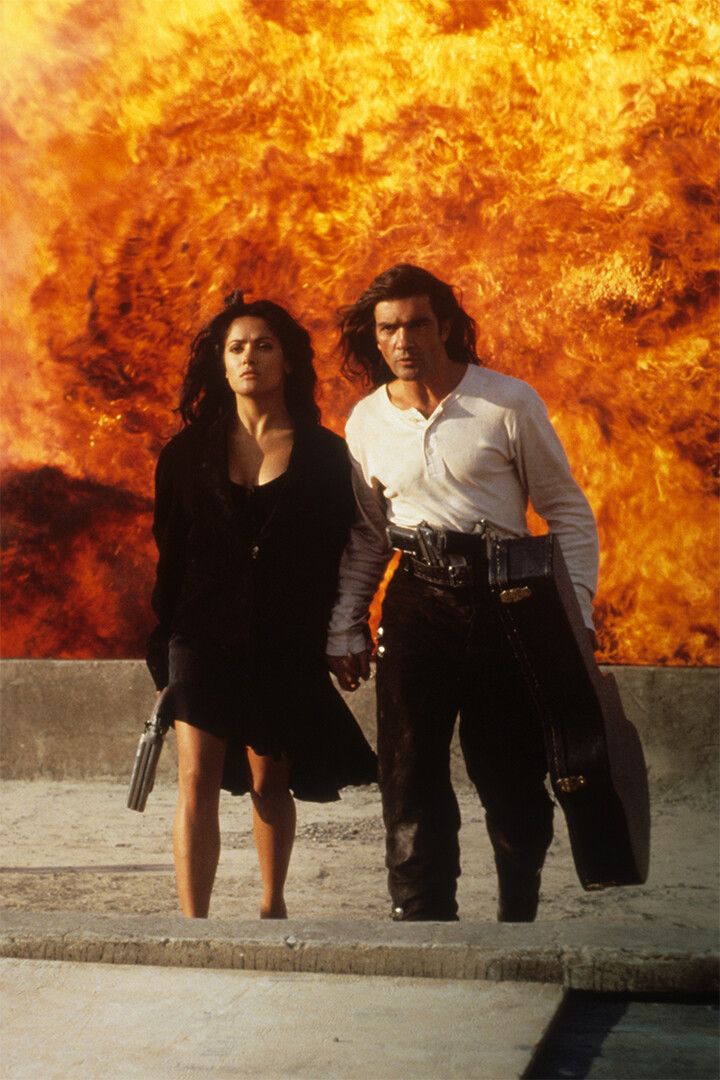 Desperado Salma Hayek Antonio Banderas Art Print Decor Jigsaw Puzzle