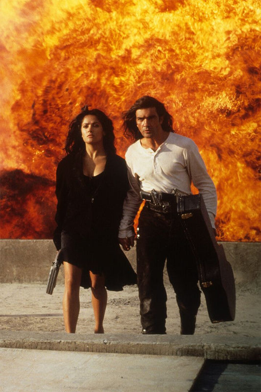 Desperado Salma Hayek Antonio Banderas Art Print Decor Jigsaw Puzzle