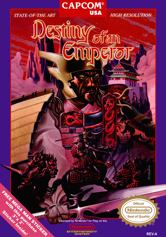 Destiny Of An Emperor (Usa) Nes Print Poster