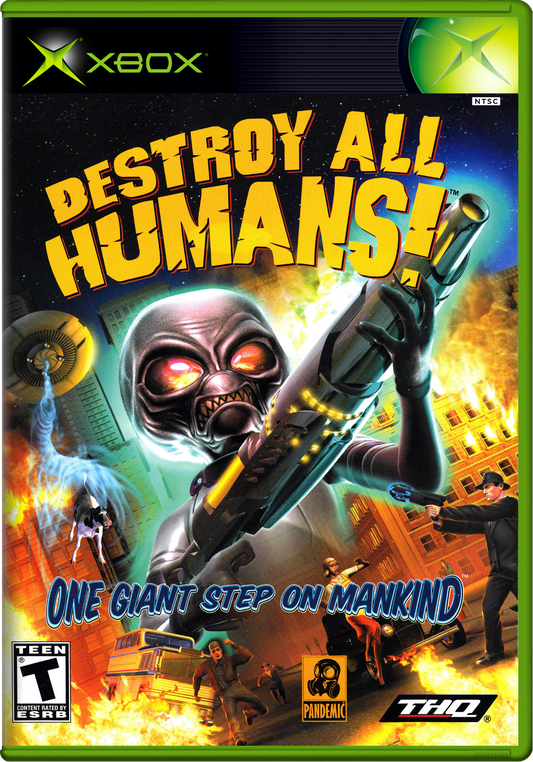 Destroy All Humans! Xbox Print Poster