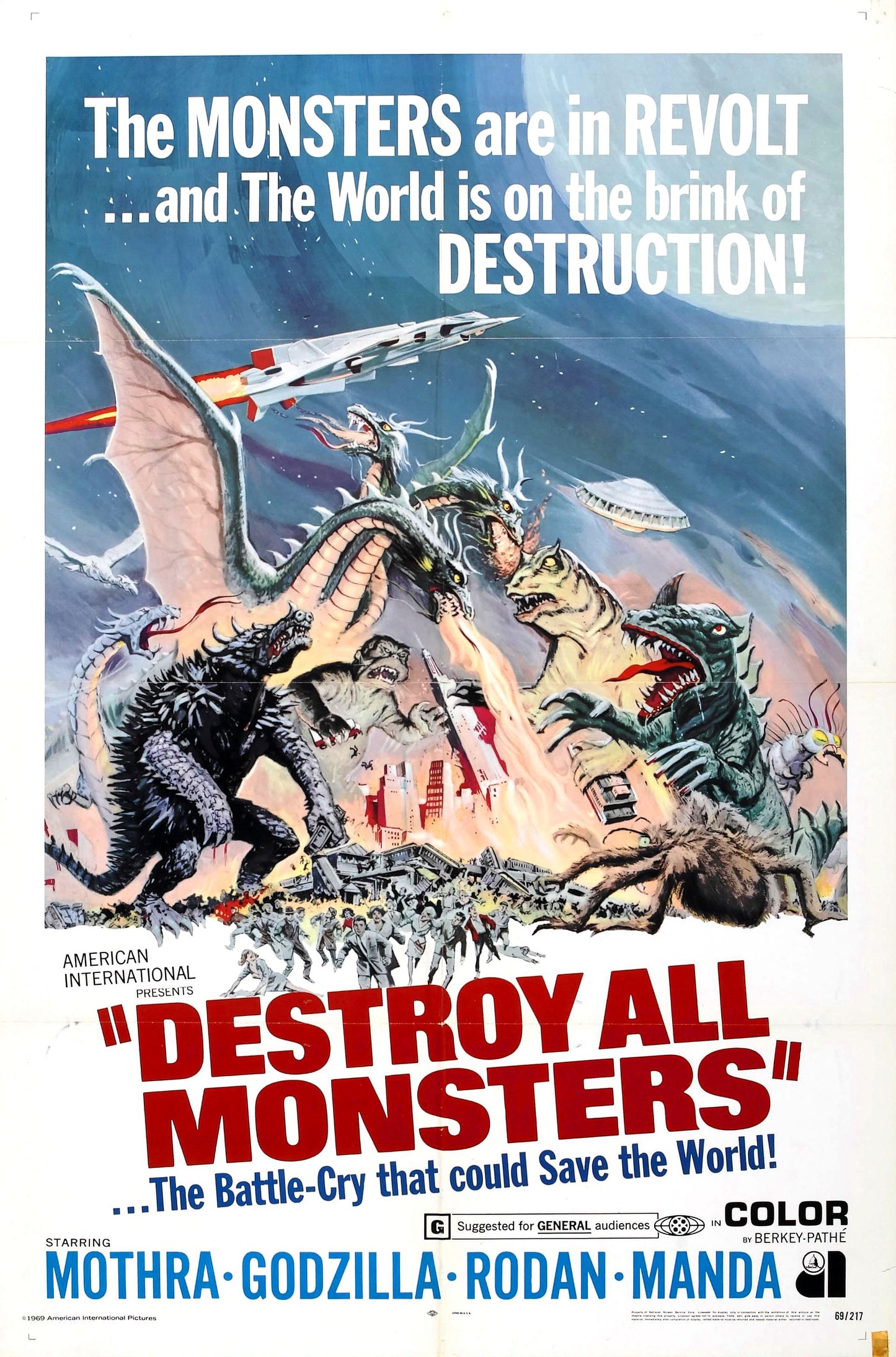Destroy All Monsters 004 Movie Magnet