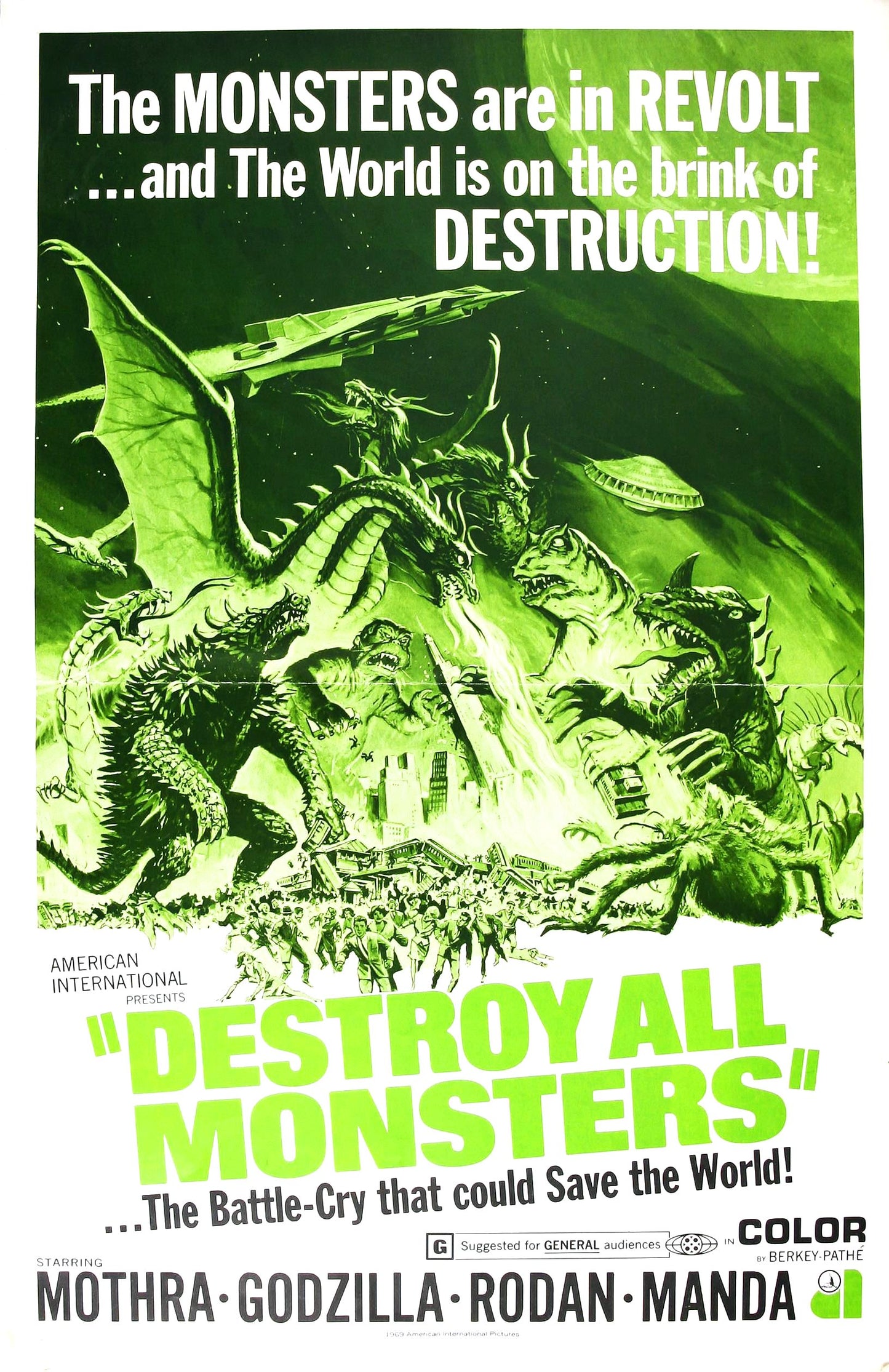 Destroy All Monsters 005 Movie Magnet