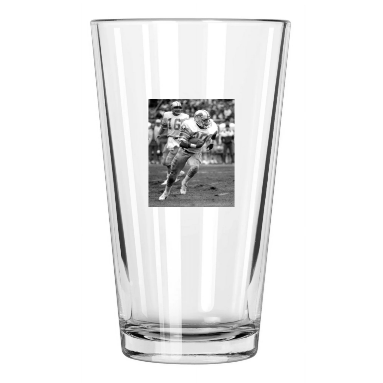 Detroit Lions Billy Sims Photo Football Nfl Pint Beer Drinking Glass
