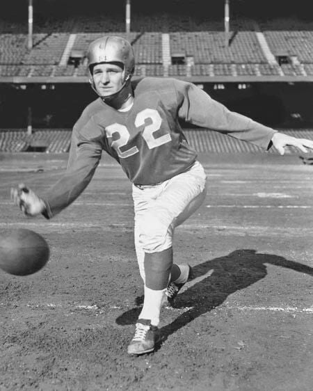 Detroit Lions Bobby Layne Glossy Magnet Nfl Football Print Hof 67