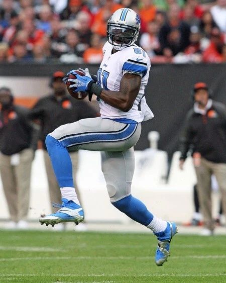 Detroit Lions Calvin Johnson Glossy Photo Football Print Poster Hof 2021 1