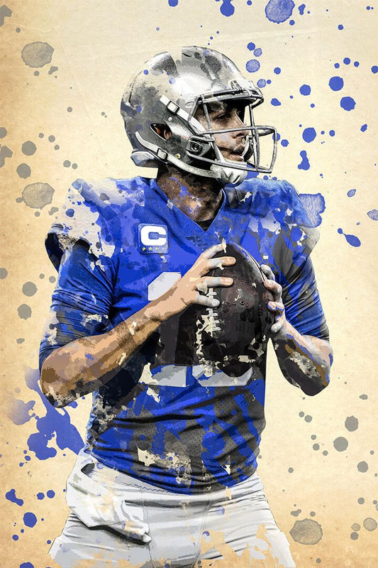 Detroit Lions Jared Goff American Football Player Sport Jigsaw Puzzle