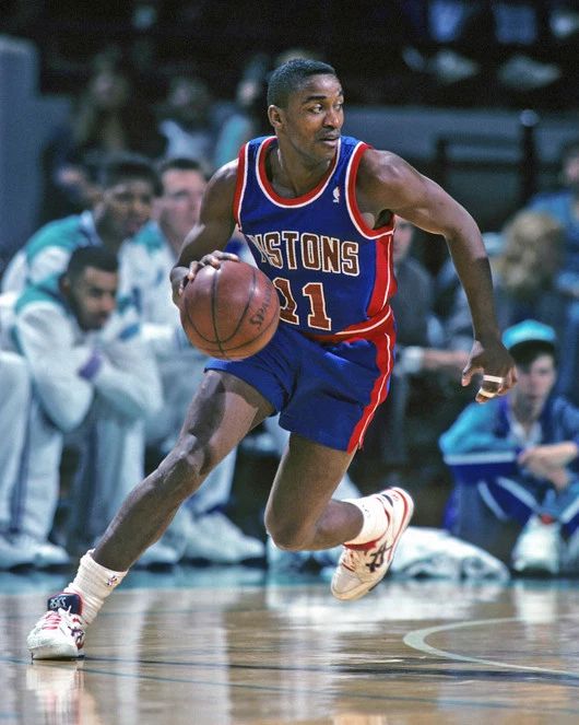 Detroit Pistons Isiah Thomas Glossy Magnet Basketball Magnet Hof 2000 1