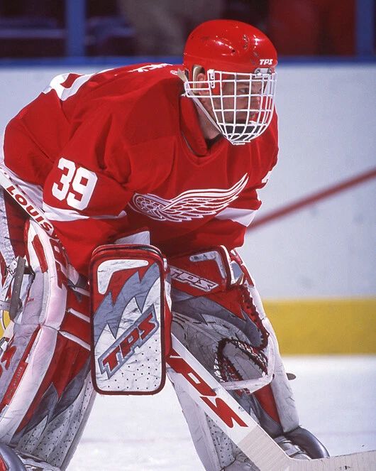 Detroit Red Wings Dominik Hasek Glossy Keychain Hockey Keychain Hof 2014