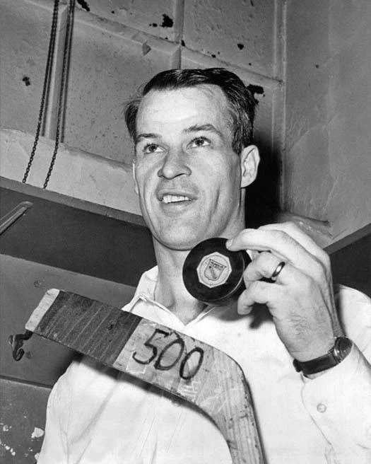 Detroit Red Wings Gordie Howe Glossy Keychain 500Th Goals Print Hockey Keychain