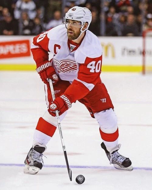 Detroit Red Wings Henrik Zetterberg Photo Print Glossy Poster Nhl Hockey