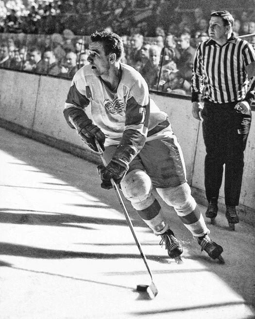 Detroit Red Wings Norm Ullman Glossy Photo Hockey Print Poster Hof 82