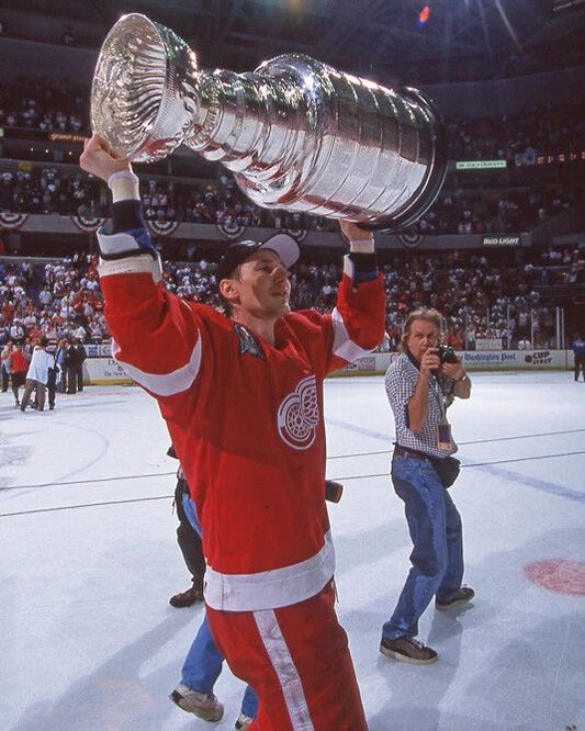 Detroit Red Wings Sergei Fedorov Glossy Magnet 1997 Stanley Cup Magnet