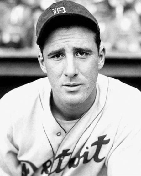 Detroit Tigers Hank Greenberg Glossy Keychain Baseball Keychain
