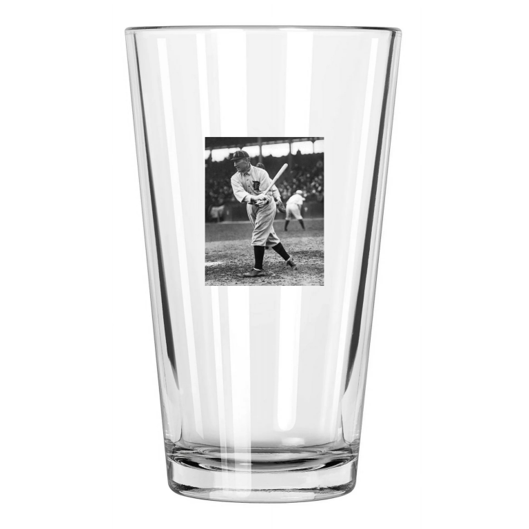 Detroit Tigers Hugh Jennings Photo Baseball Hof 45 2 Pint Beer Drinking Glass