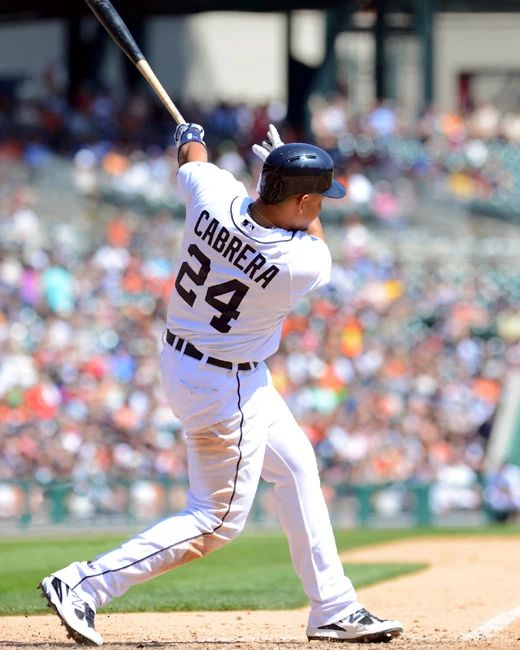 Detroit Tigers Miguel Cabrera Glossy Photo Print Poster Triple Crown