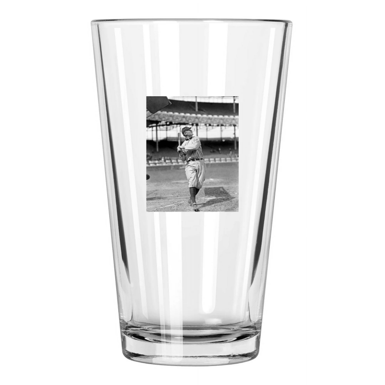 Detroit Tigers Sam Crawford Photo Baseball 1 Pint Beer Drinking Glass