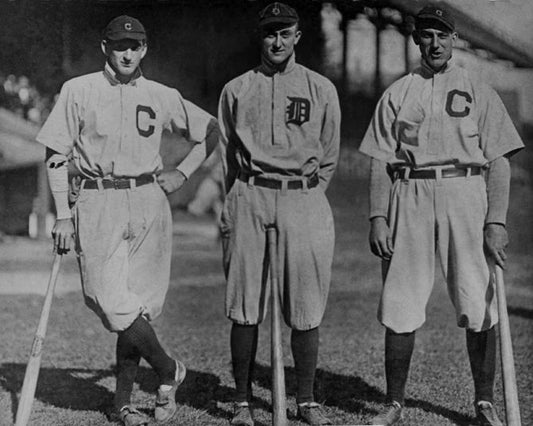 Detroit Tigers Ty Cobb Cleveland Naps Joe Jackson & Nap Lajoie Magnet Magnet