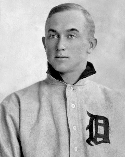 Detroit Tigers Ty Cobb Glossy Keychain Baseball Print Portrait Hof 36