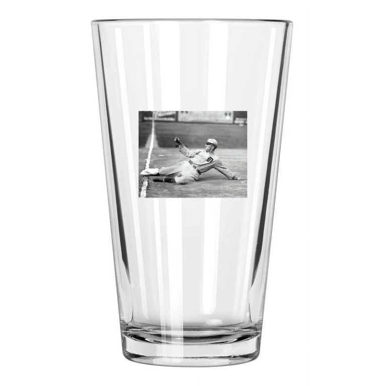 Detroit Tigers Ty Cobb Photo Major League Baseball 2 Pint Beer Drinking Glass