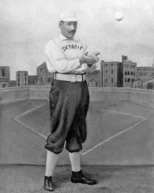 Detroit Wolverines Dan Brouthers Glossy Photo Poster Vintage Print Hof 45 2
