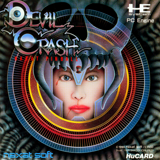Devil Crash Naxat Pinball (Japan) Pc Engine Print Poster