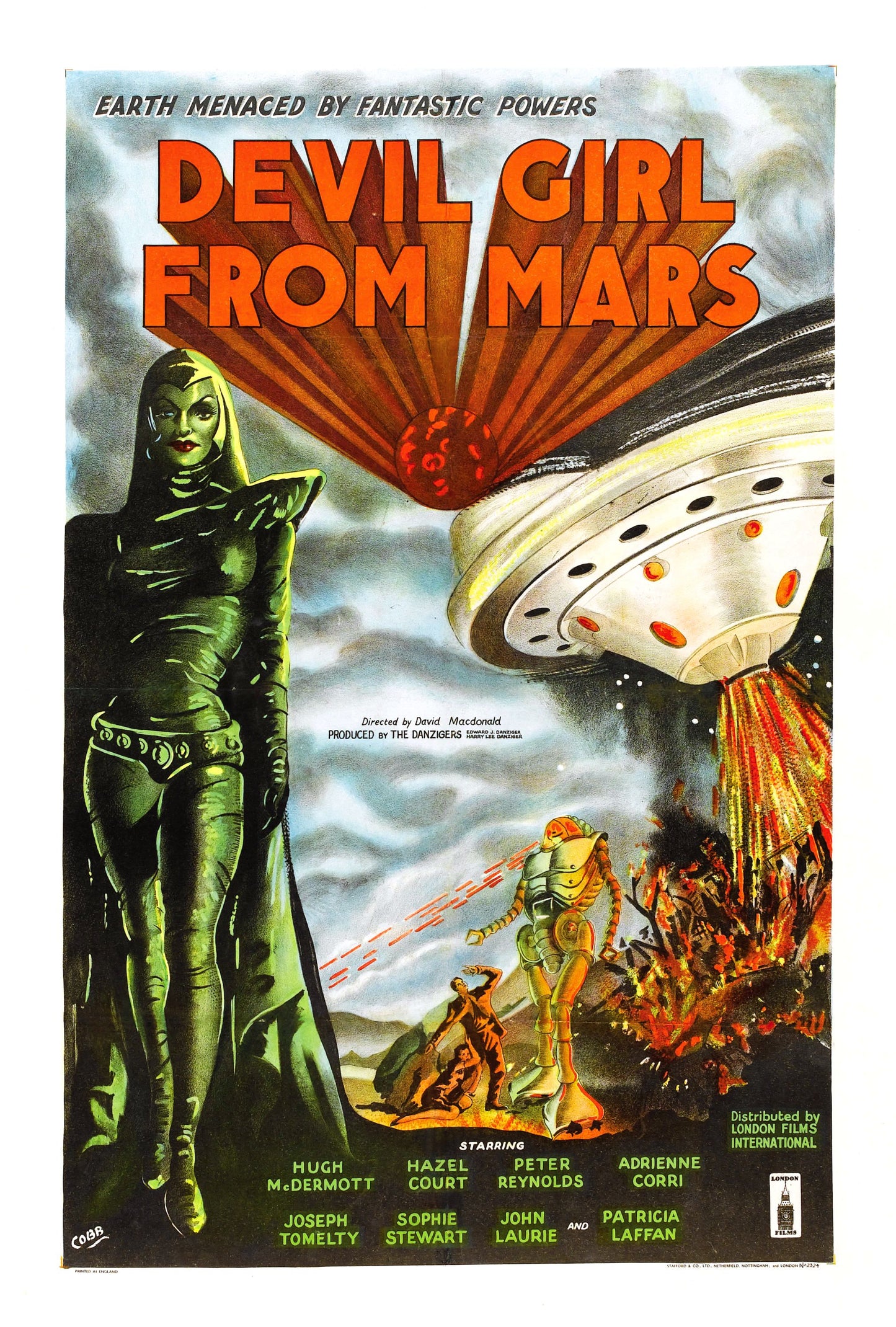 Devil Girl From Mars 01 Movie Magnet