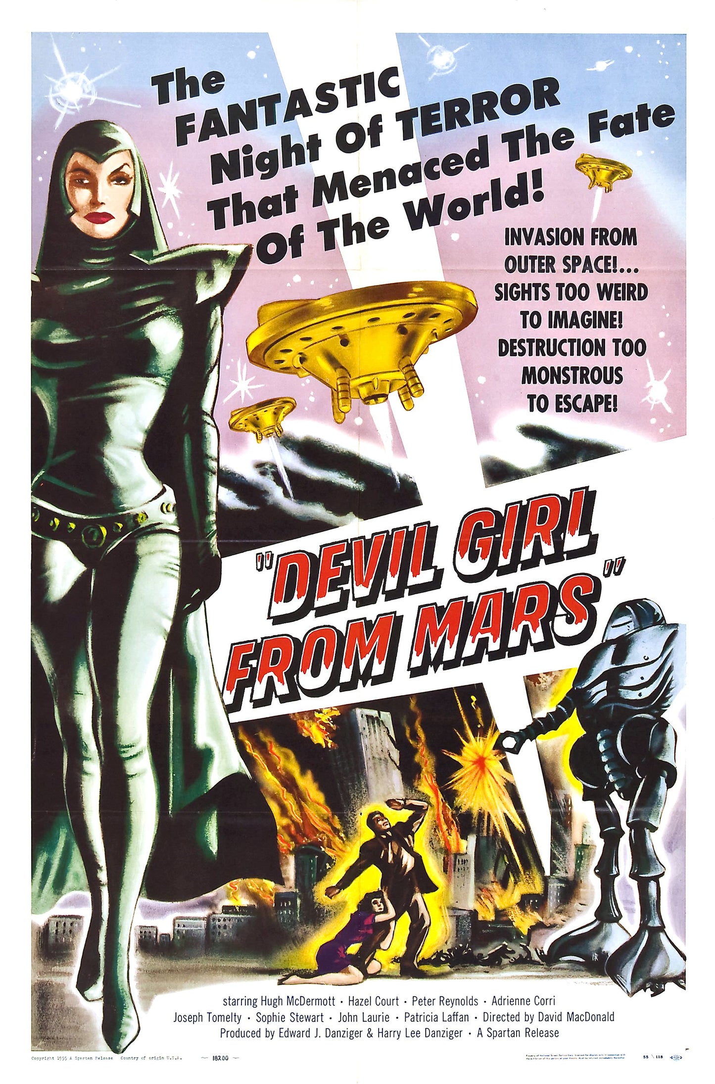 Devil Girl From Mars 02 Movie Magnet