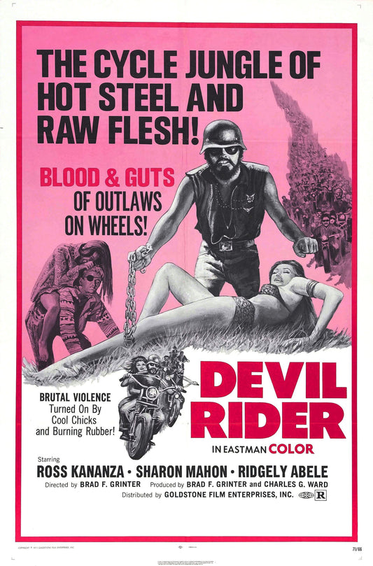 Devil Rider 01 Movie Magnet
