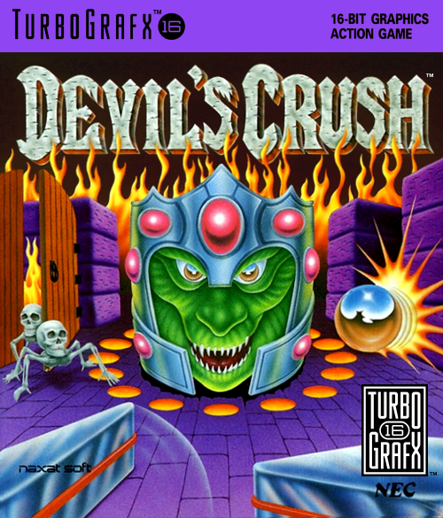 Devil S Crush Turbografx 16 Print Poster