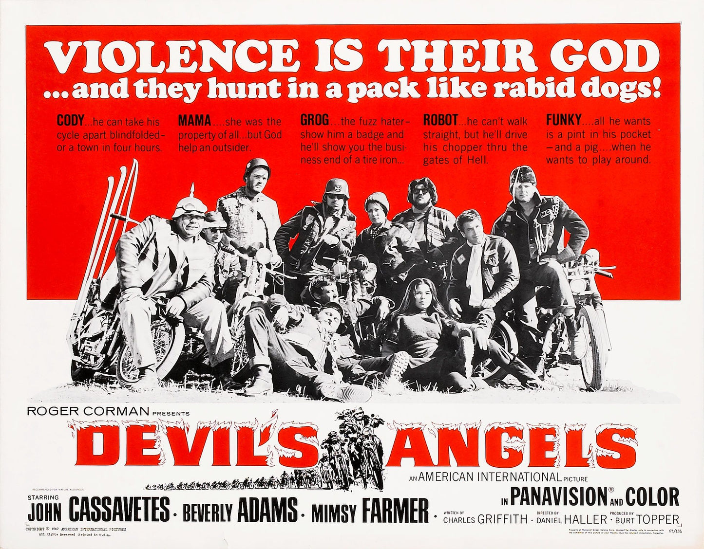 Devils Angels 02 Movie Magnet