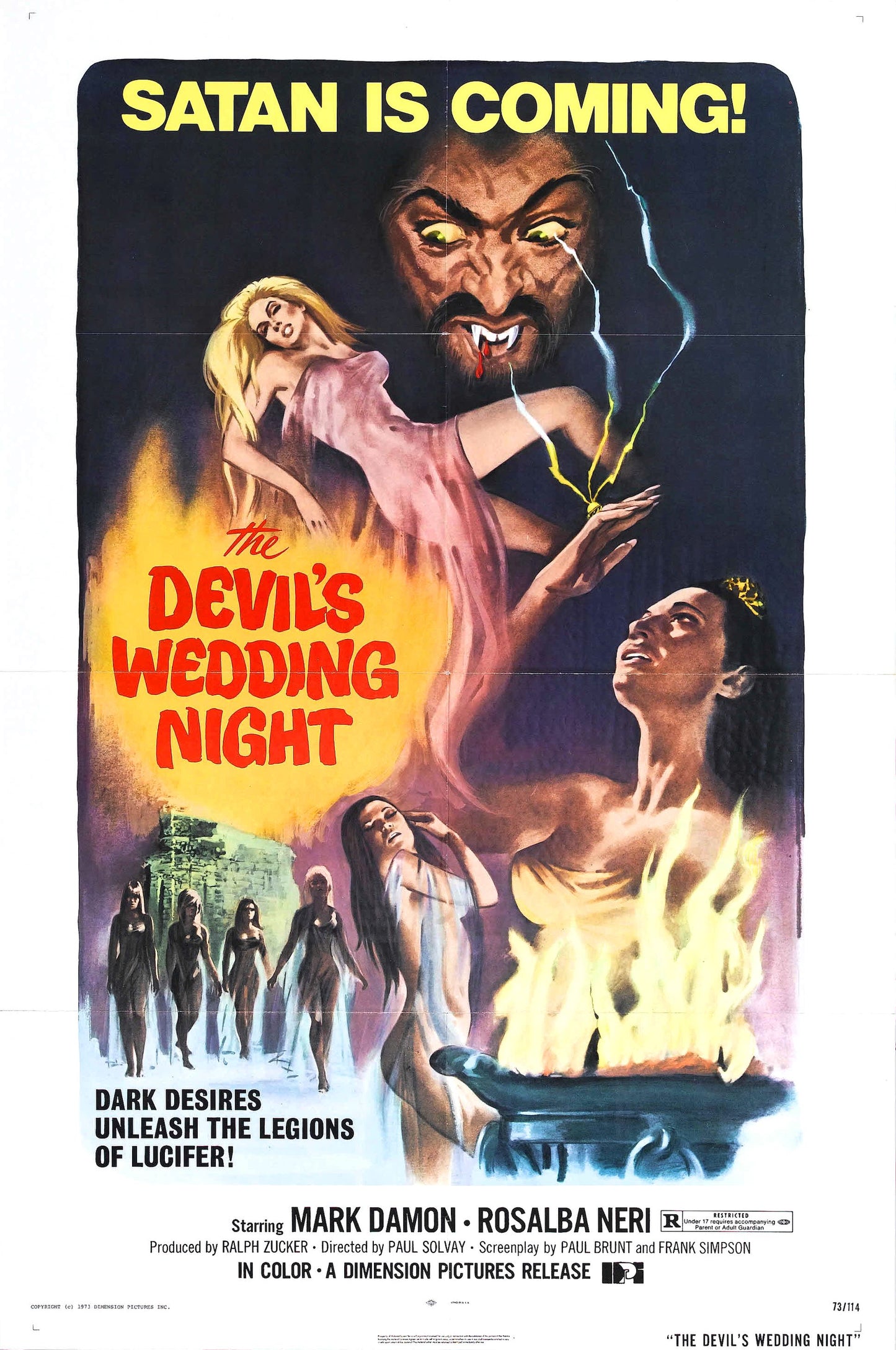 Devils Wedding Night 01 Movie Magnet