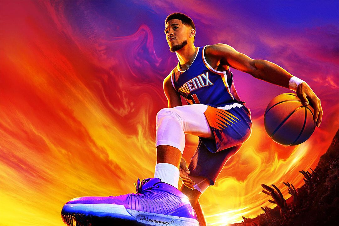 Devin Booker Basketballer Phoenix Suns Team Painting Wall Decor Jigsaw Puzzle