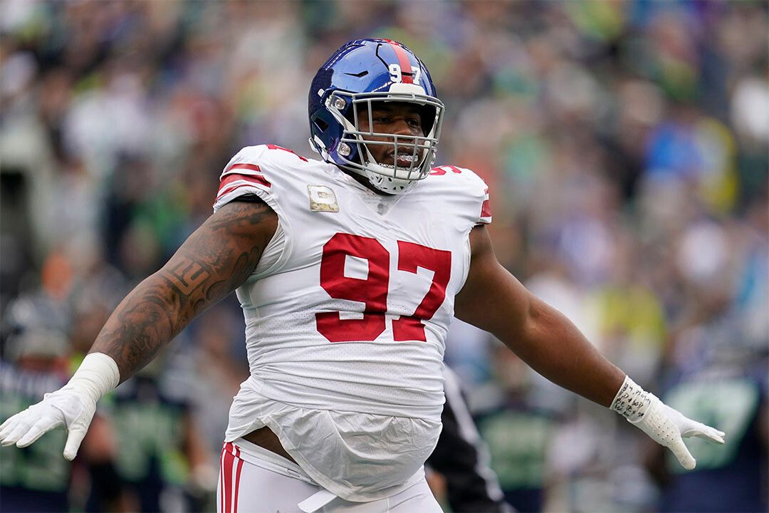 Dexter Lawrence New York Giants American Football Player Jigsaw Puzzle