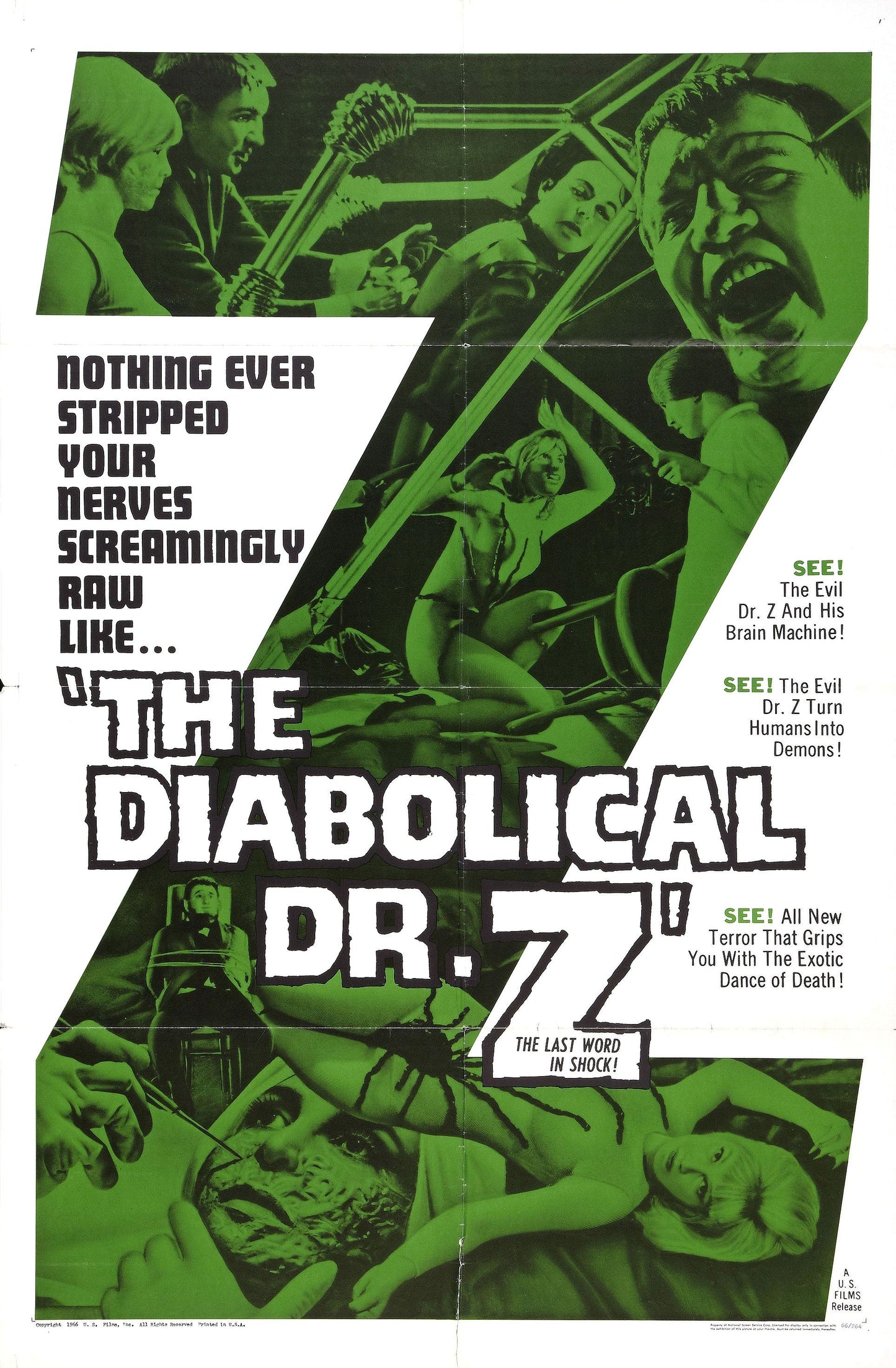 Diabolical Dr Z 01 Movie Magnet