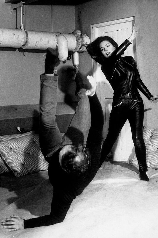 Diana Rigg Practices Judo Actor Theatre Jigsaw Puzzle