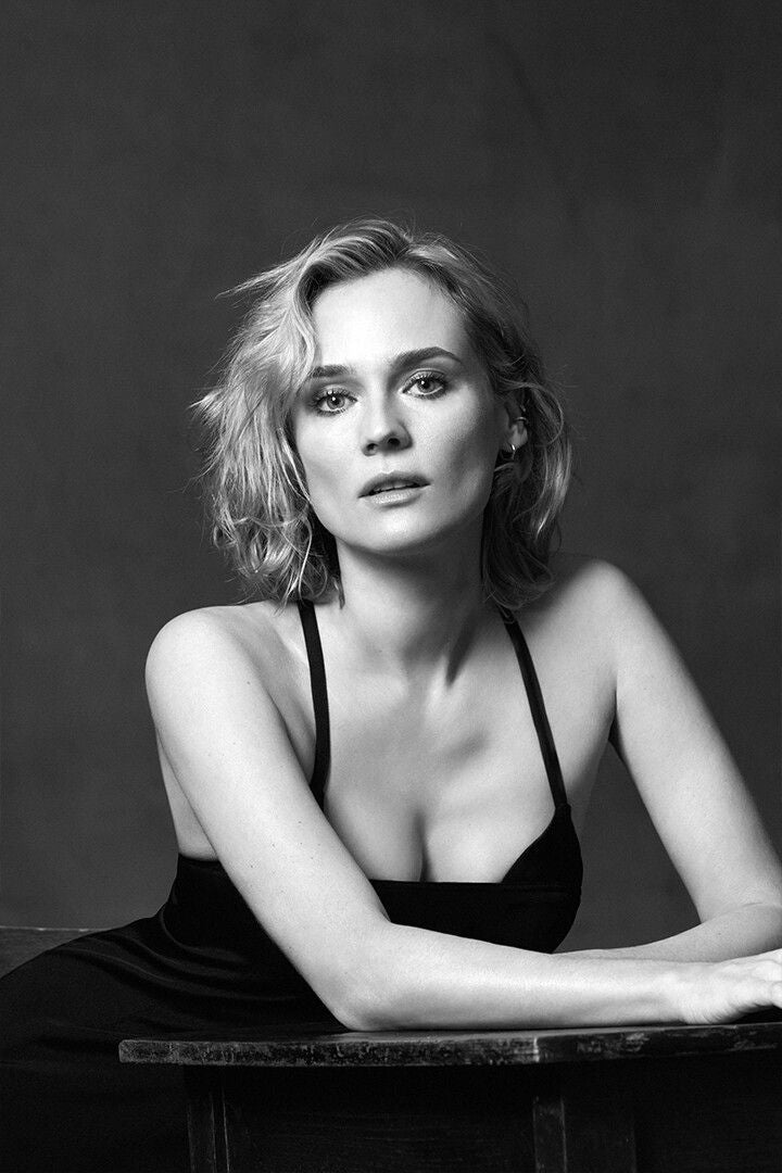 Diane Kruger German Artist And Actor Painting Wall Home Decor Jigsaw Puzzle