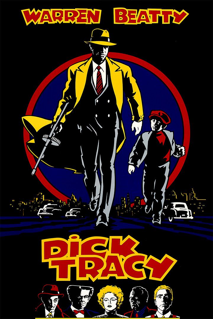Dick Tracy Crime Comedy Warren Beatty Art Print Decor Jigsaw Puzzle