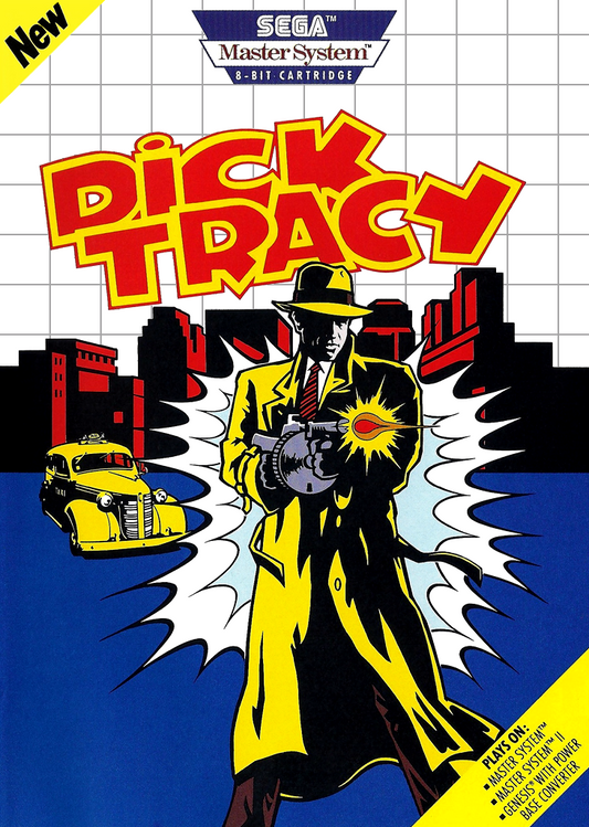Dick Tracy Sega Master System Print Poster
