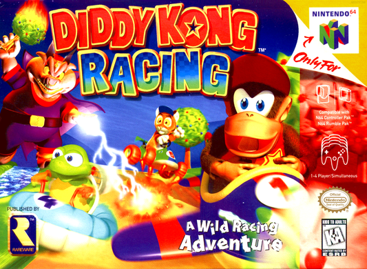 Diddy Kong Racing N64 Print Poster